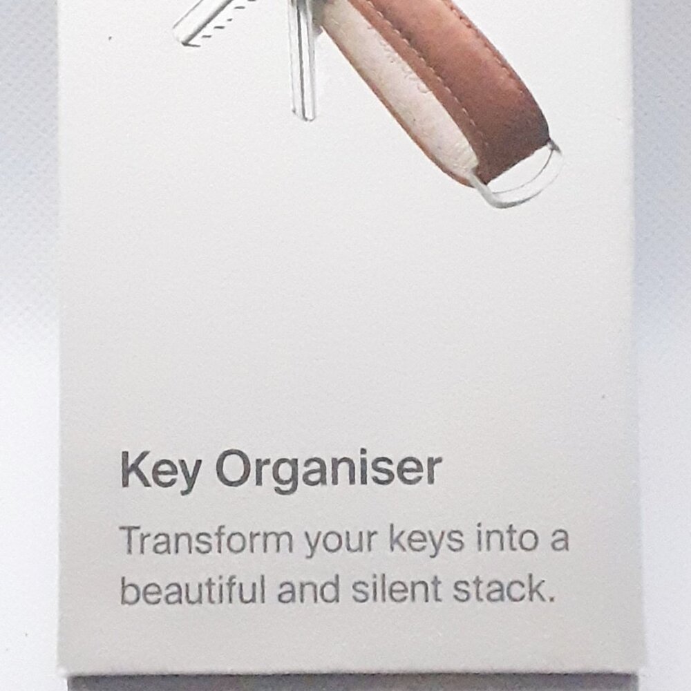 HOST PICK!!  New Orbitkey Brown Leather Key Holder - Picture 2 of 12